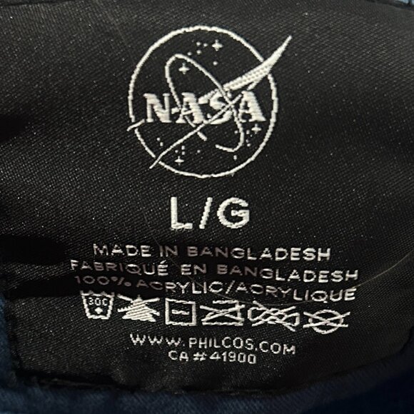 NASA Men's Ugly Christmas Sweater Multicolor Reindeer Novelty Colorful Space - Picture 4 of 5